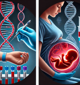 Invasive and non-invasive genetic tests